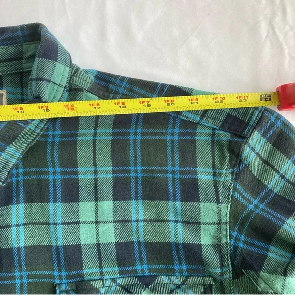 Duluth Trading Plaid Shirt Jack Mens Sz 2XL. Heavy Flannel Long Sleeve Button. - Picture 5 of 11